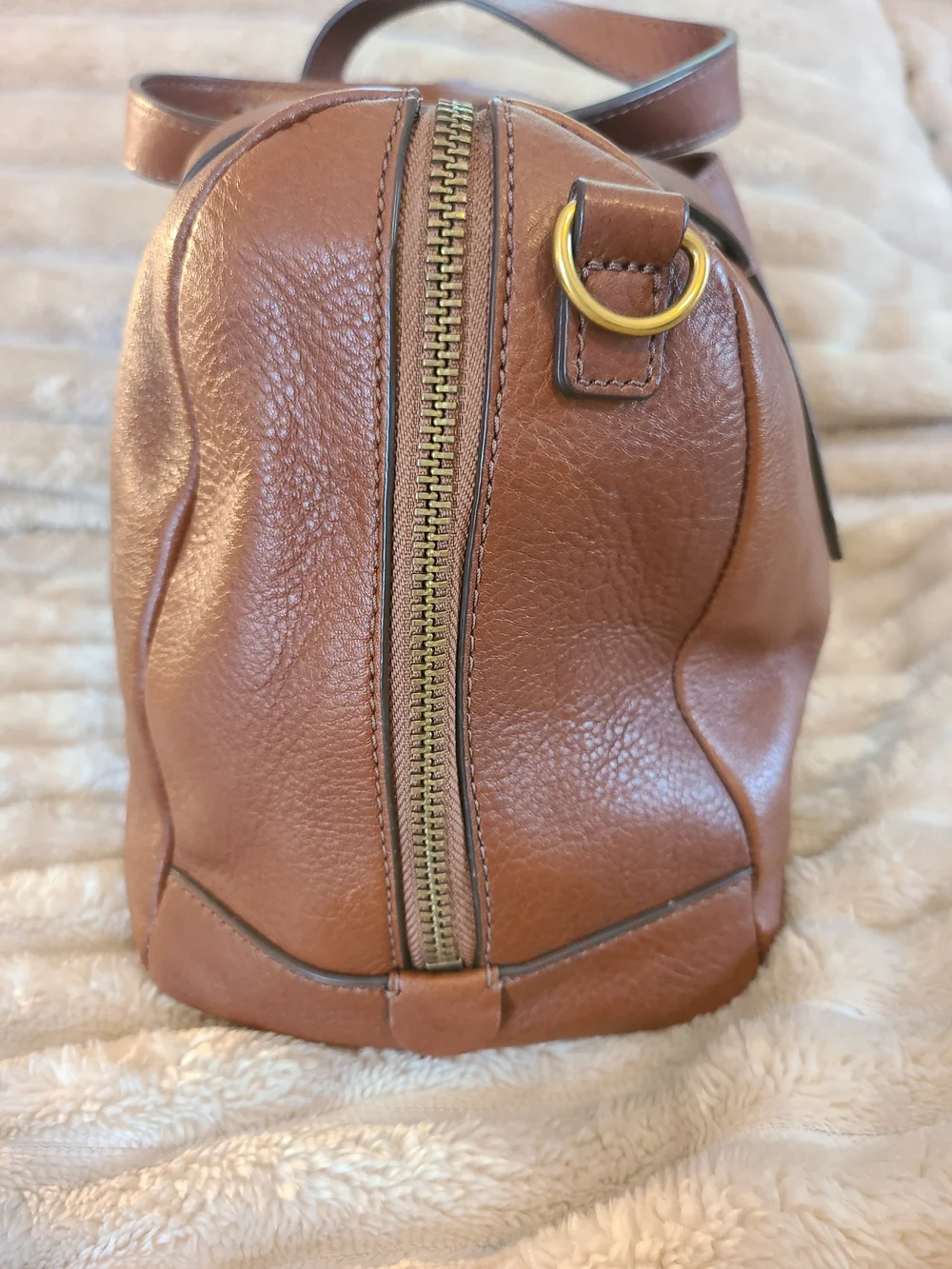 Authentic Fossil Sydney Satchel Bag Genuine Leather